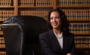 Why Harris is talking about his story as a prosecutor: NPR